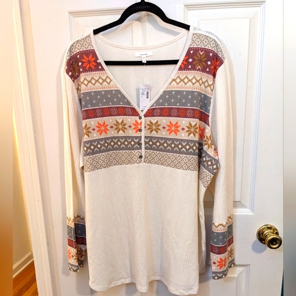 Maurices Tops - NWT - Maurice's Fair isle top